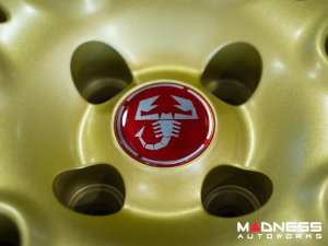 FIAT 500 ABARTH Tributo Ferrari Alloy Wheel Set - Gold Finish